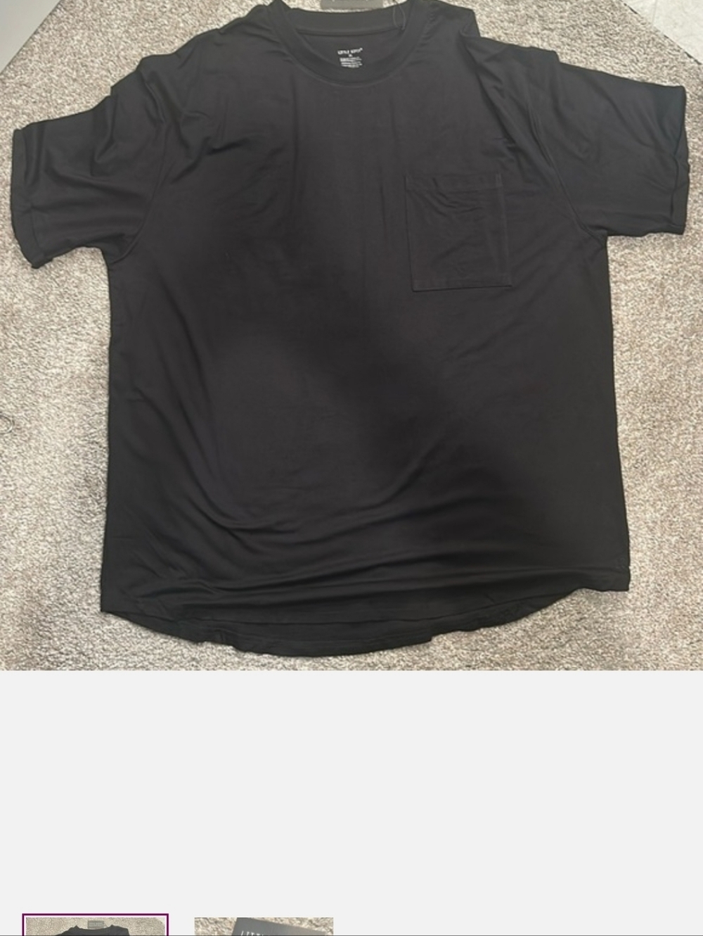Little Bipsy bamboo pocket tee Black